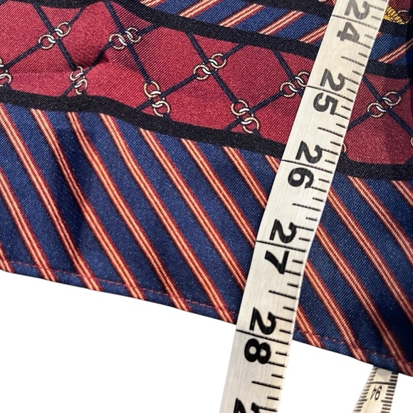 NWT Talbots Horse Bit Print Midi Skirt Lined Size 18 - Picture 5 of 6